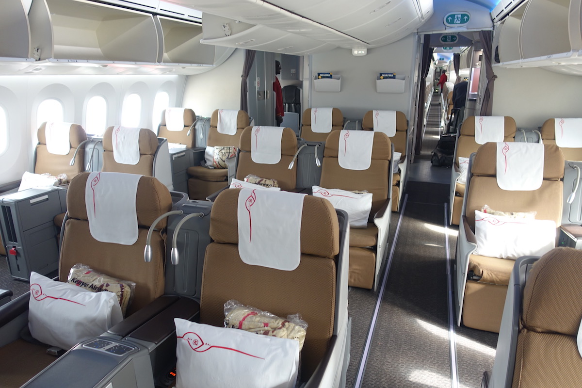 Kenya Airways Business Class Seats