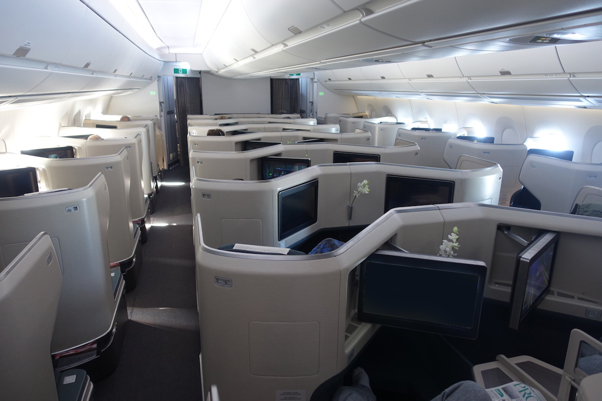 Cathay pacific a350 business class 7 no logo
