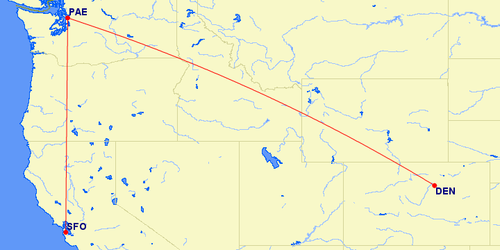 flights from las vegas to paine field