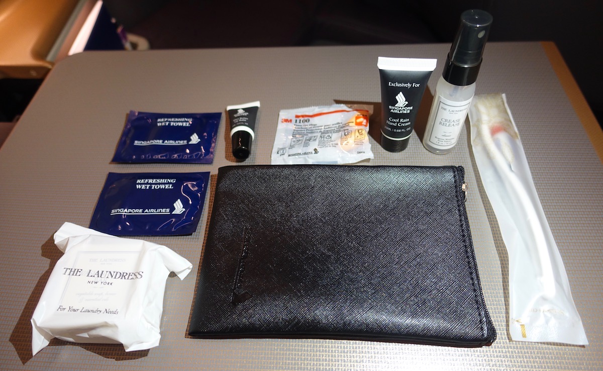 Singapore Airlines Business Class Amenity Kits One Mile at a Time