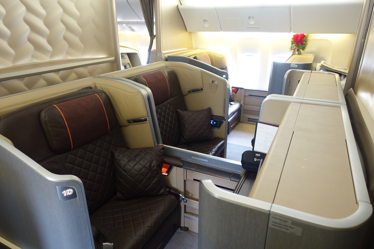 Impressions Of Singapore Airlines 777 First Class One Mile At A Time