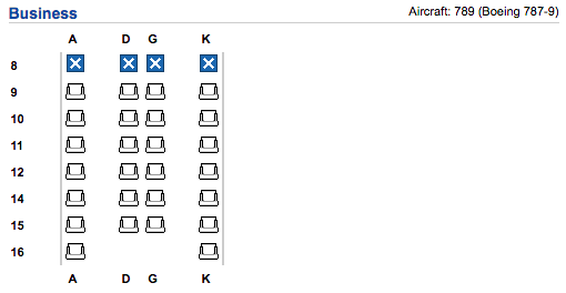 British Airways 787 9 Seating Chart