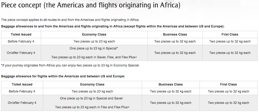 emirates economy baggage