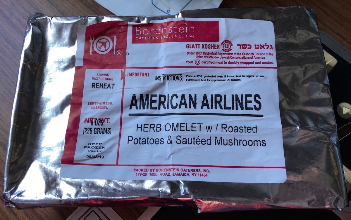 Why I Order Kosher Breakfasts On American Airlines One Mile at a Time