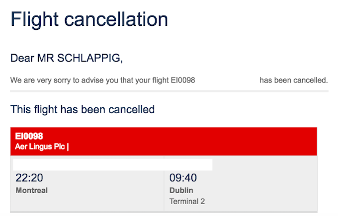 aer lingus flight delays