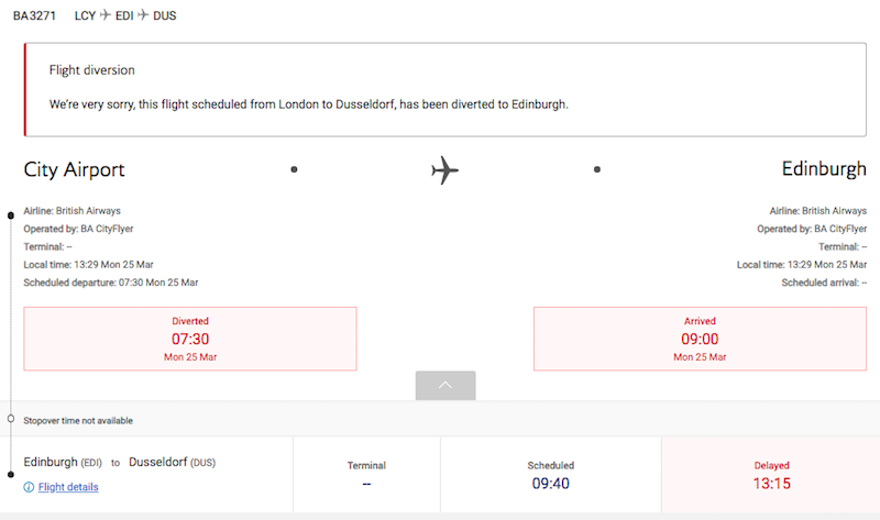 Oops: British Airways Flight Accidentally Flies To Edinburgh Instead Of ...