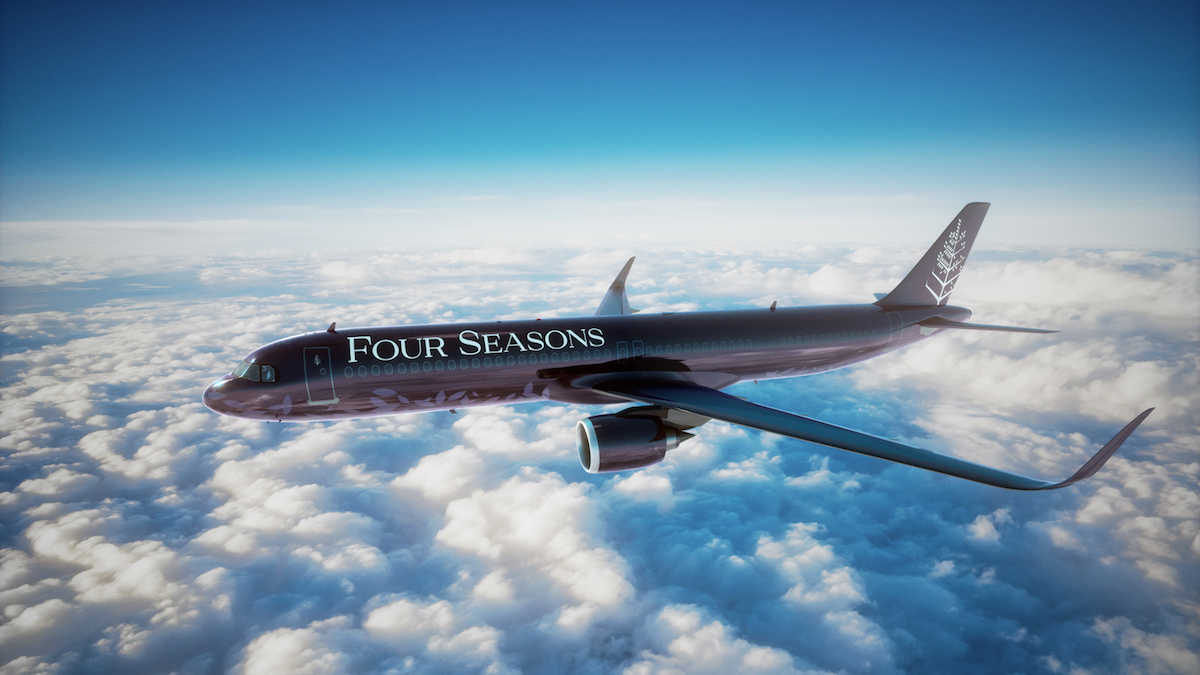 Four Seasons' Snazzy New A321LR Private Jet | One Mile at ...