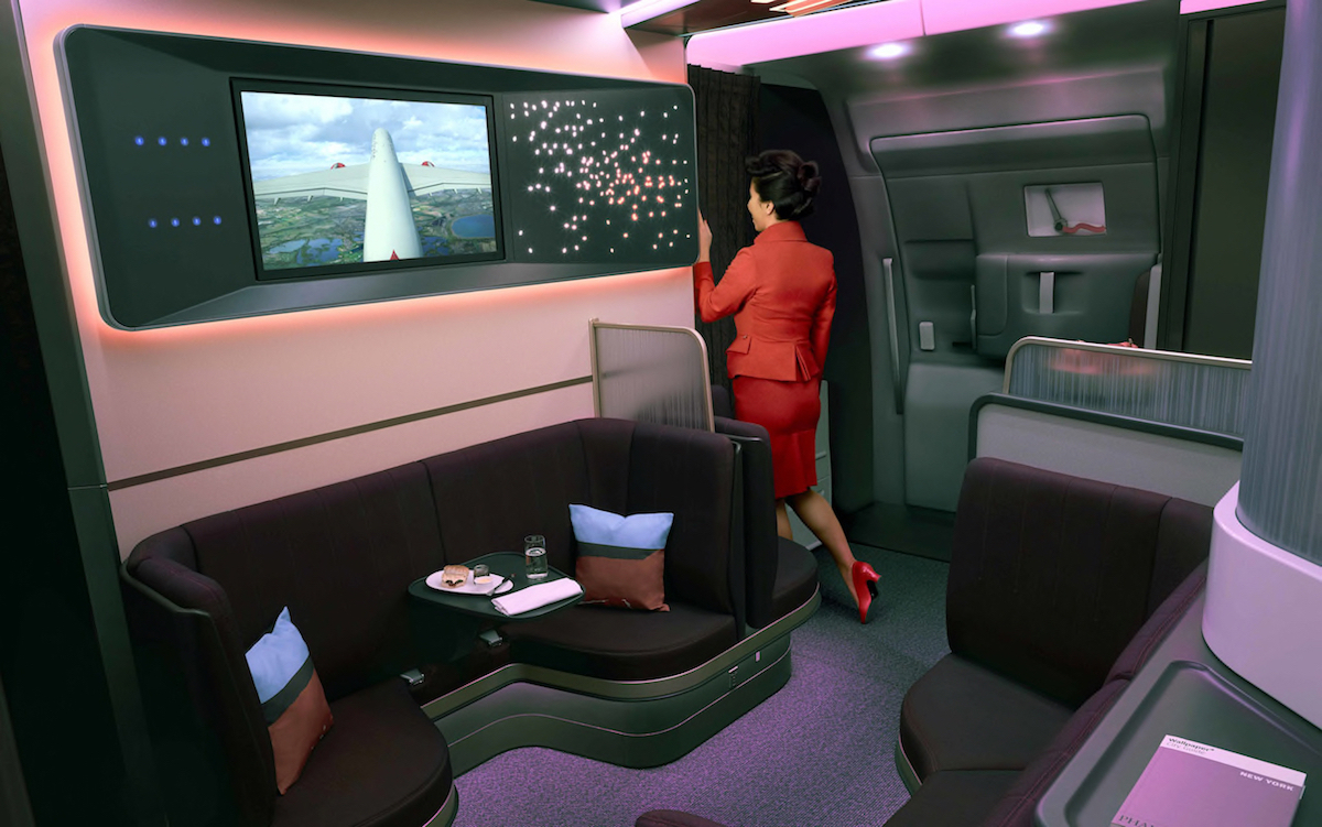 Картинки по запросу Virgin America Spectacular lighting enhances the impression that allows passengers to feel the luxury of VIP-class
