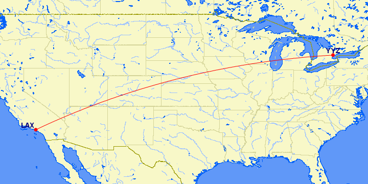 lax to yyz one way online -