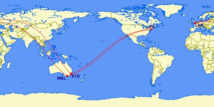 Qantas Project Sunrise – Fly Me 2 Blue Moon