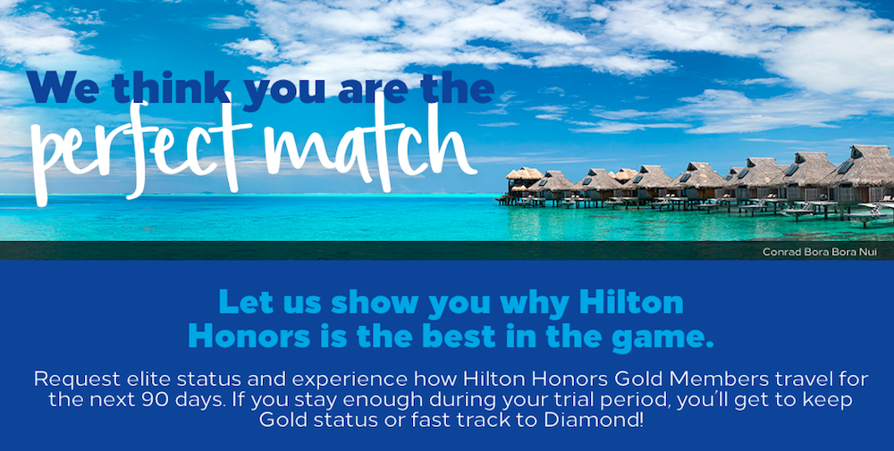 Hilton Honors Adjusts Status Match Program One Mile At A Time