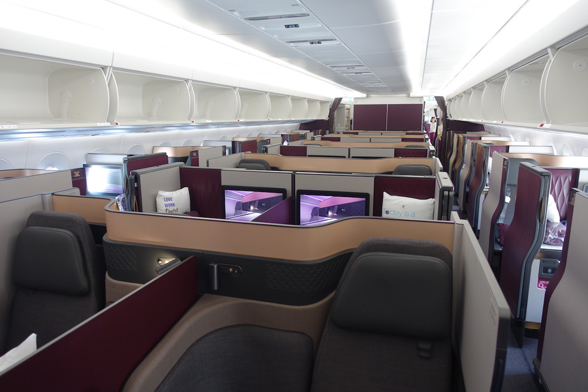 Review Qatar Airways Qsuites A350 1000 One Mile At A Time