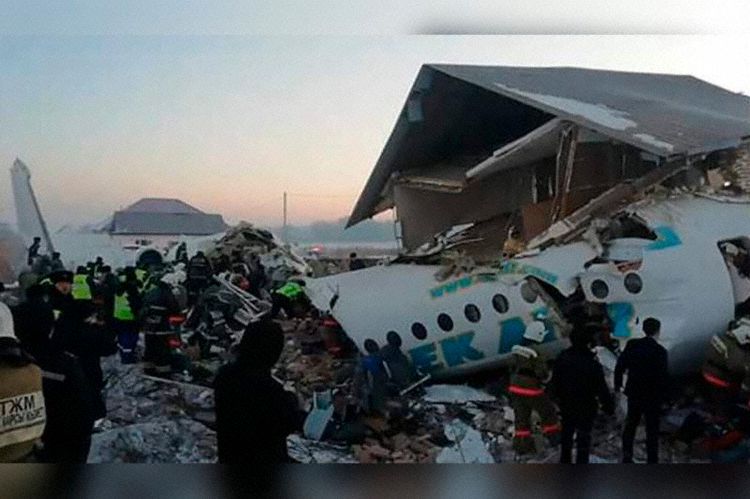 Bek Air Jet Crashes In Kazakhstan | One Mile At A Time