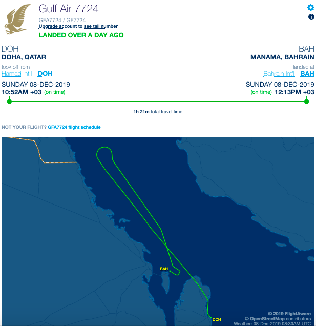 Unbelievable How Gulf Air Planes Are Flying To Doha One Mile At