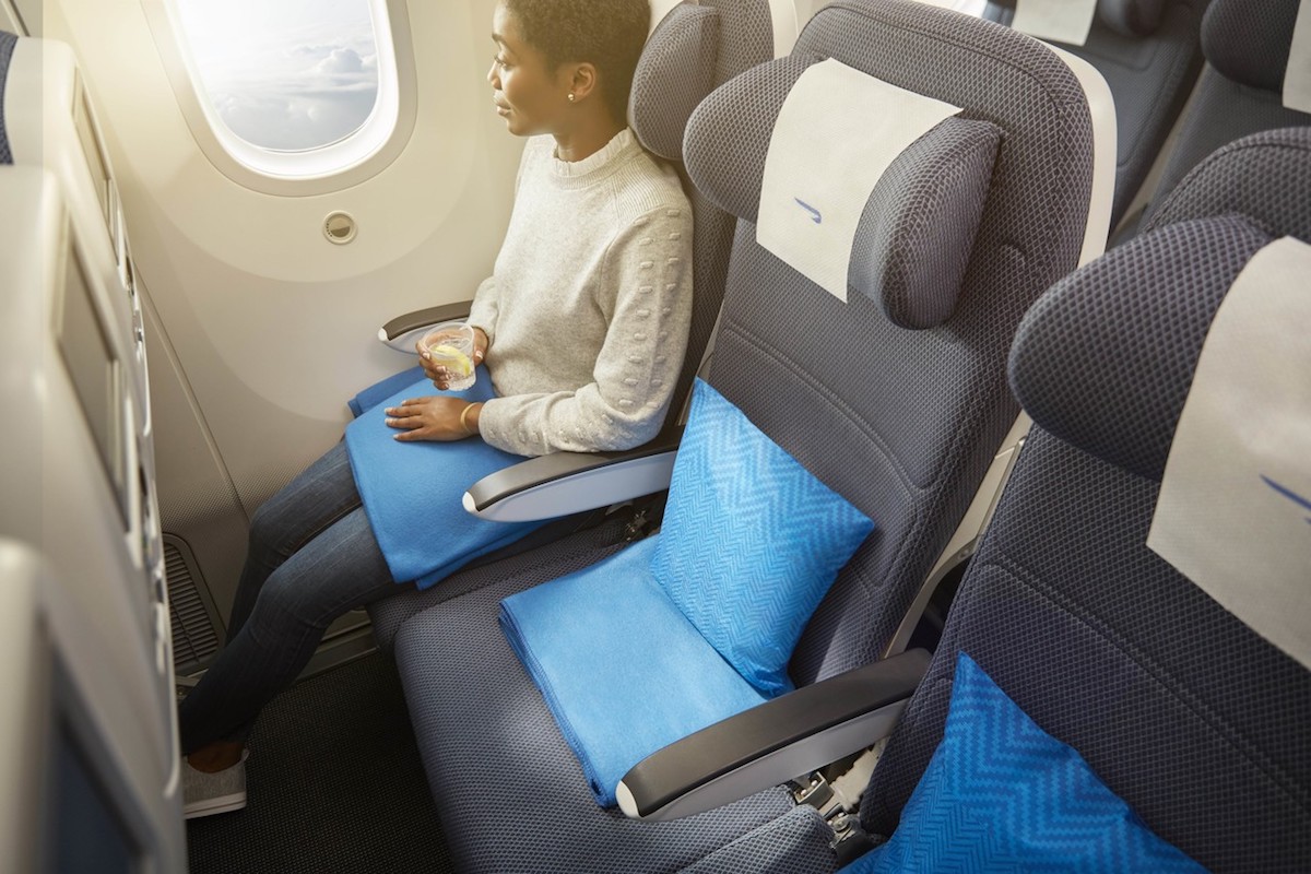 British Airways' New Economy Blankets & Pillows One Mile at a Time