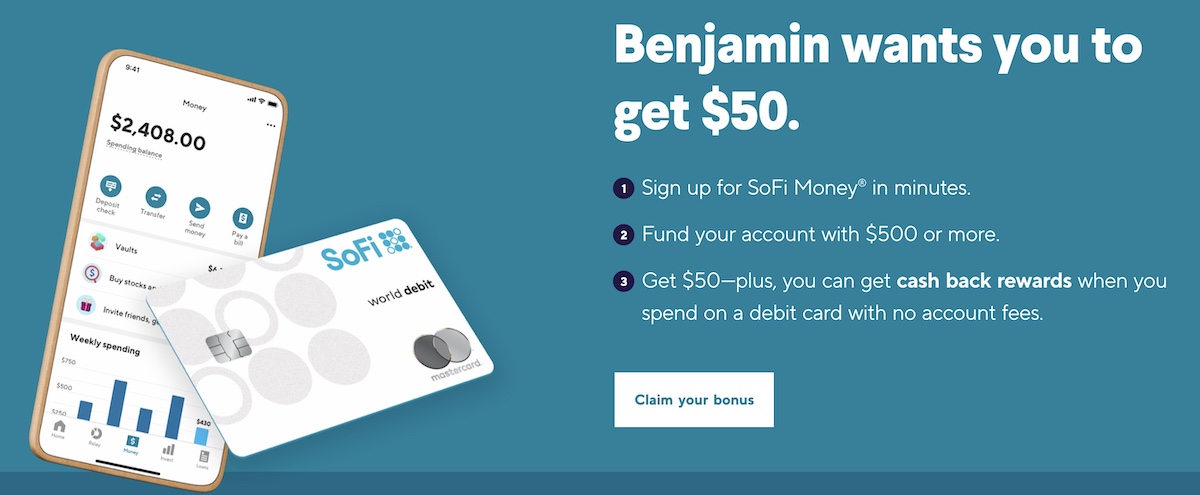 Free Cash With Sofi Referral Program 2021 One Mile At A Time