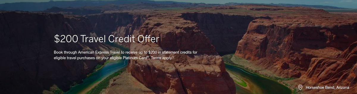 Amex Platinum $200 Amex Travel Credit | One Mile at a Time
