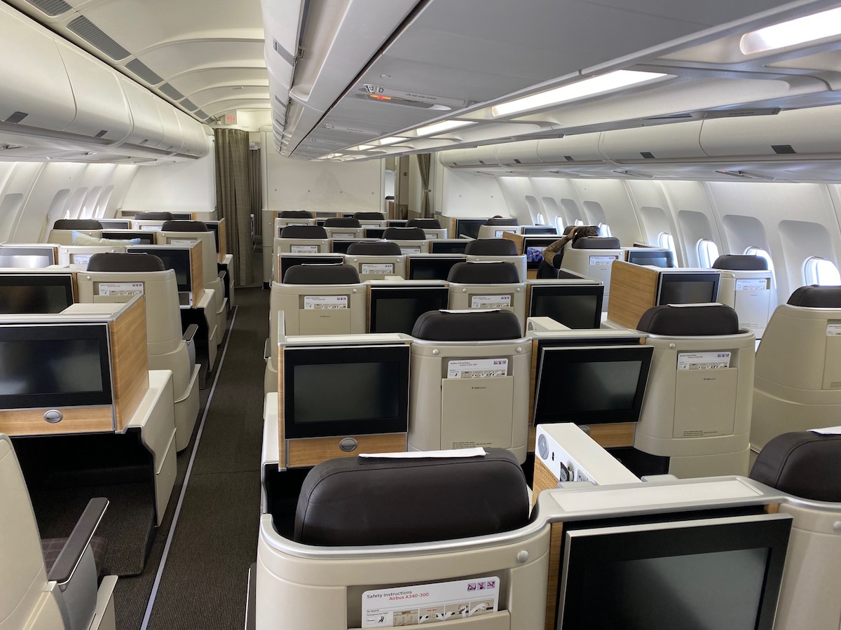 Review: New SWISS A340 Business Class | One Mile at a Time