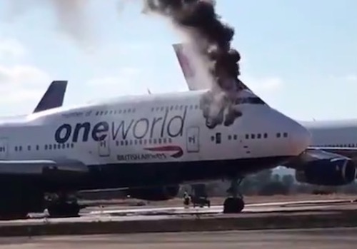 Sad: Retired British Airways 747 Catches Fire | One Mile at a Time