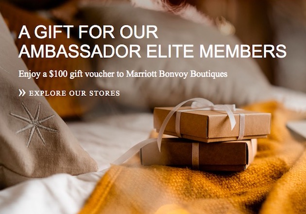 Marriott Sends Ambassador Members A Gift
