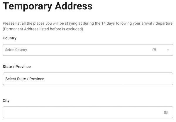 Greece Passenger Locator Form 12